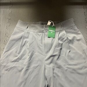 HALARA Light Gray Pleated Trousers- BRAND NEW